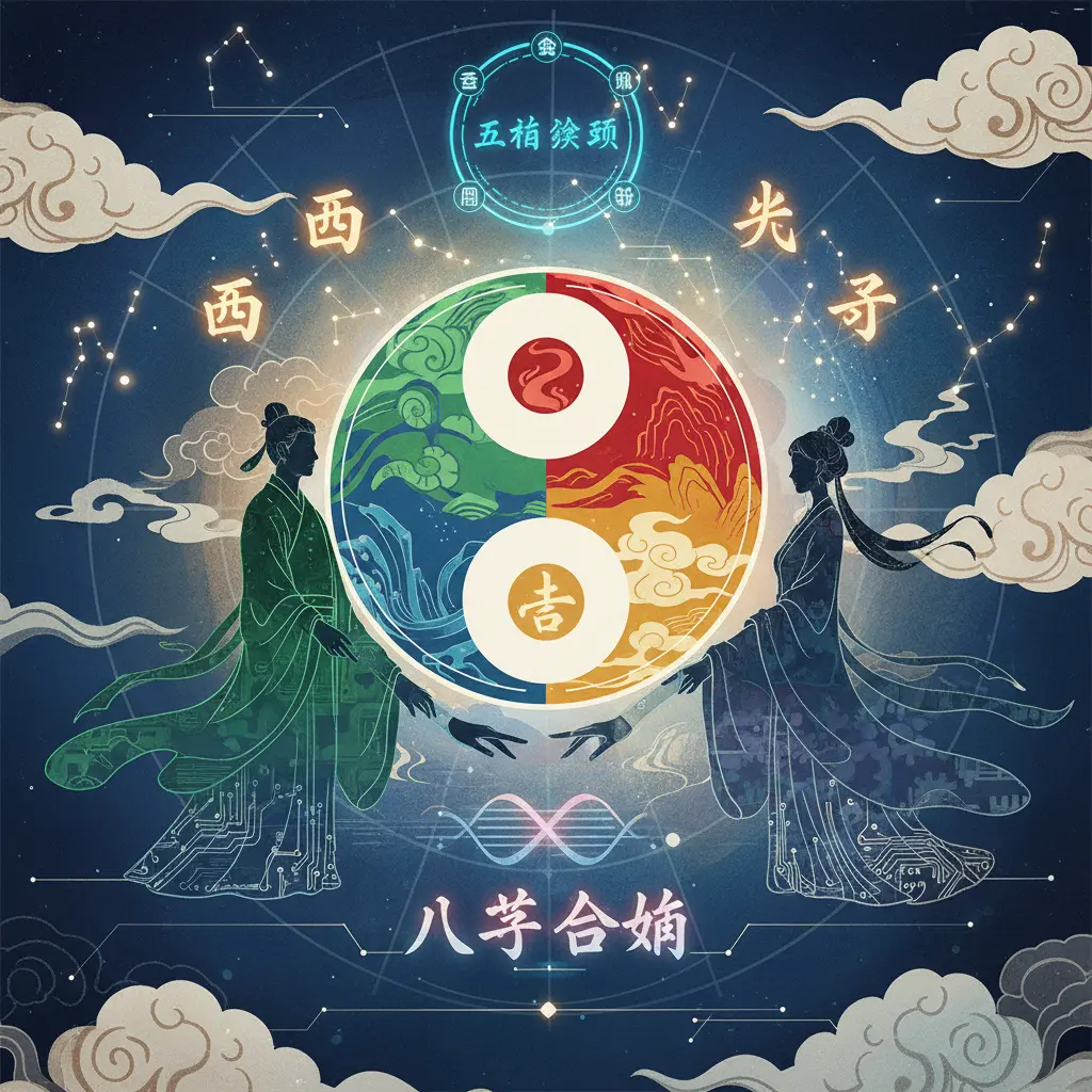 五行查詢 - 八字合婚