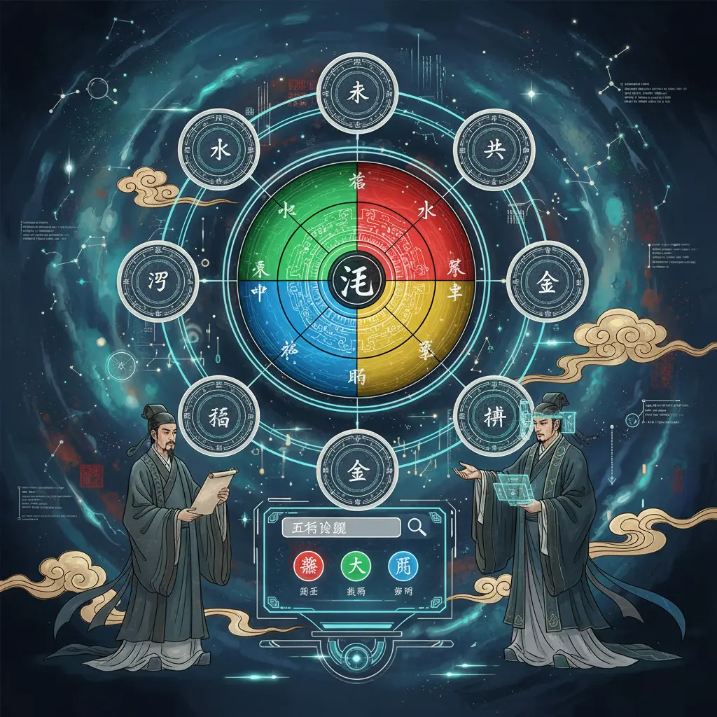 五行查詢 - 子平八字