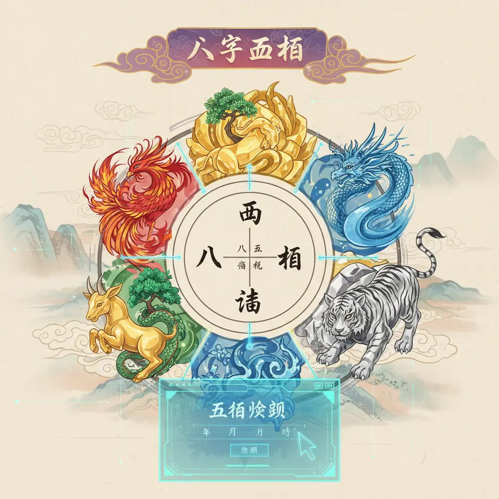 五行查詢 - 八字五行